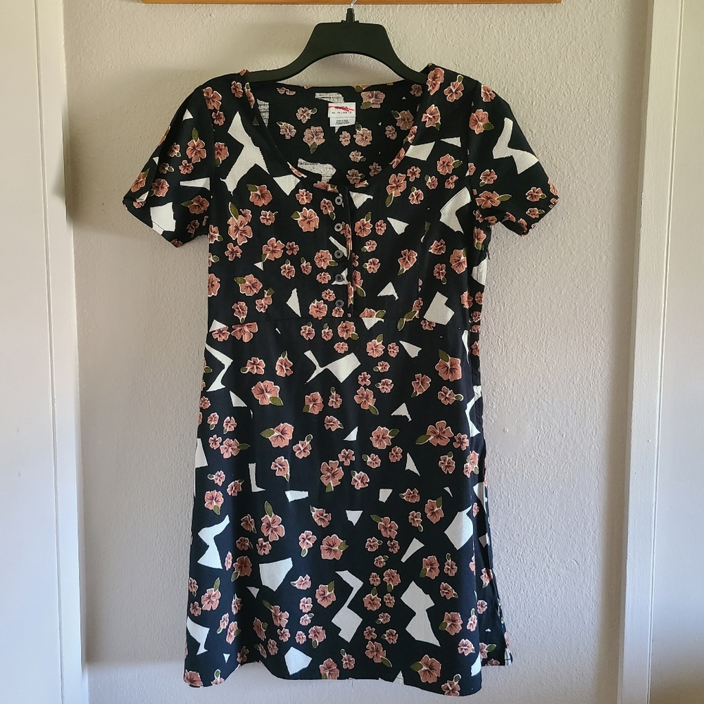 RVCA Floral Skater A-Line Dress - NWOT - Picture 3 of 11